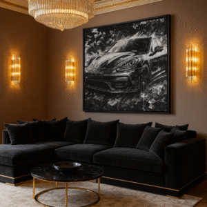 Styllary Drive Elegance, Panamera Gts Limited Framed Wall Art