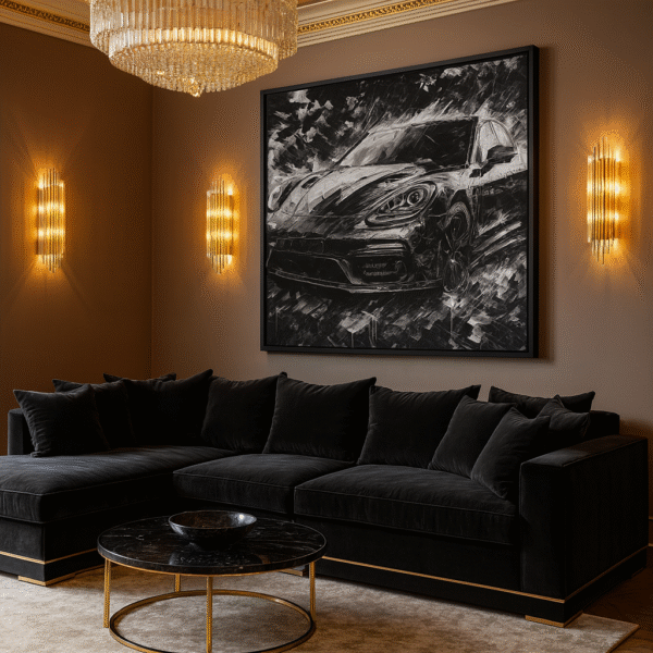 Styllary Drive Elegance, Panamera Gts Limited Framed Wall Art