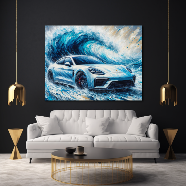 Styllary Fuel Your Ambition Panamera Gts Framed Wall Art