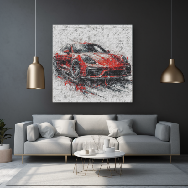 Styllary'S Stunning Panamera Gts Framed Wall Art For Luxury Car Enthusiasts - Image 3