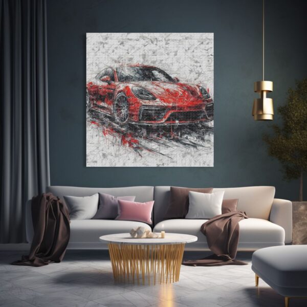 Styllary'S Stunning Panamera Gts Framed Wall Art For Luxury Car Enthusiasts - Image 2