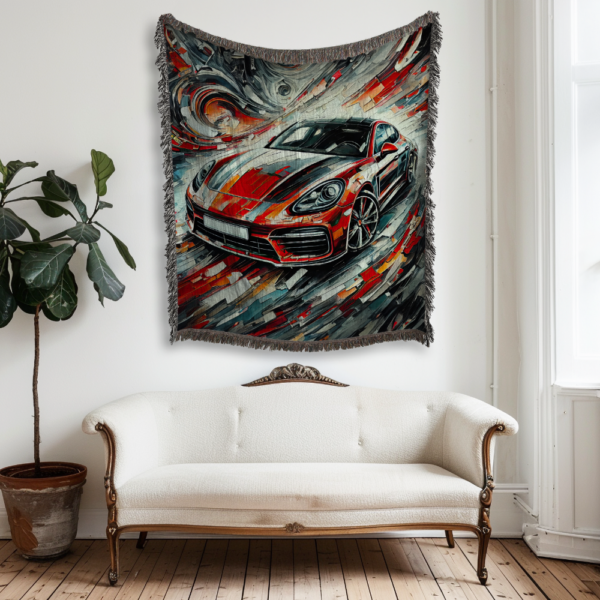 Styllary'S Exotic Sportscar Woven Blankets