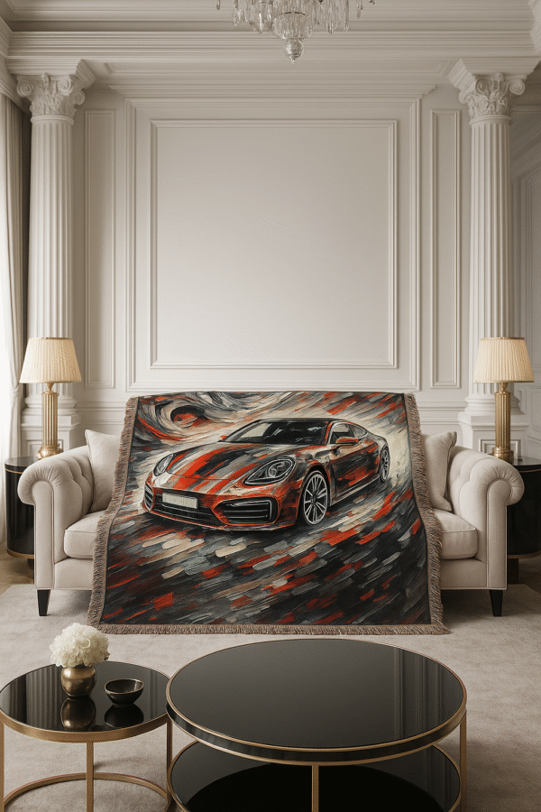 Styllary'S Exotic Sportscar Woven Blankets
