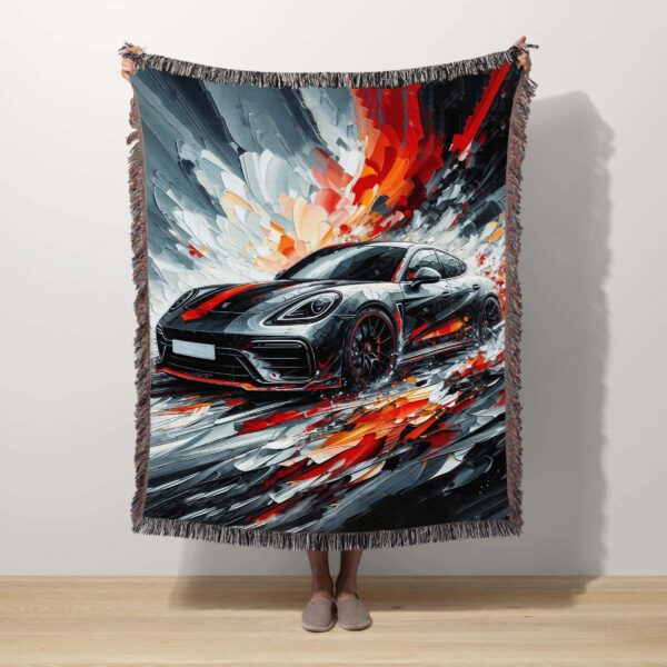 Styllary Luxury Splash Woven Gts Art Blanket - Image 2