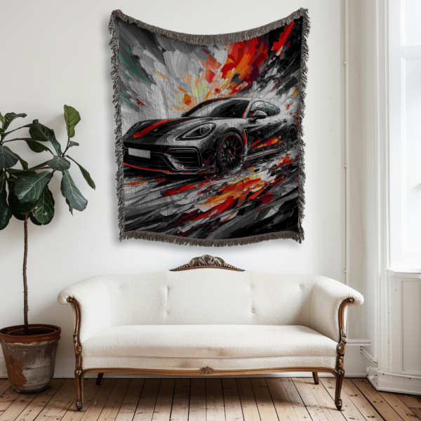 Styllary Luxury Splash Woven Gts Art Blanket