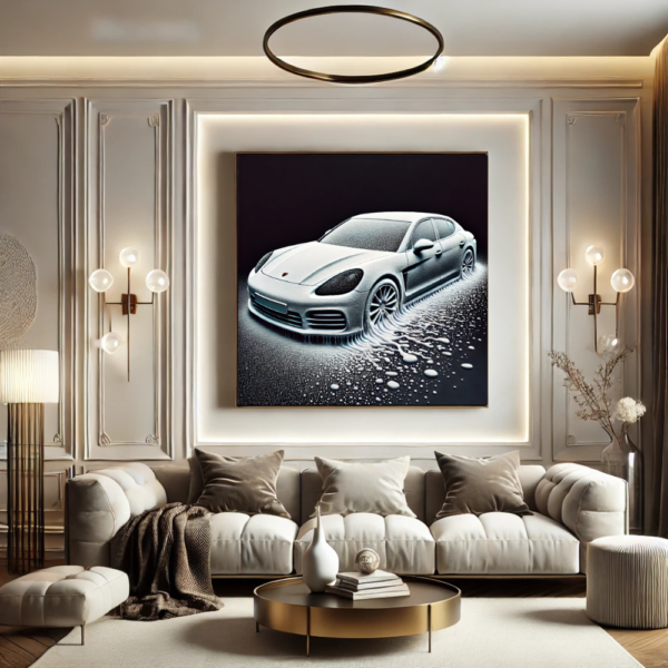 Snow Stretched Gts Wall Art Canvas