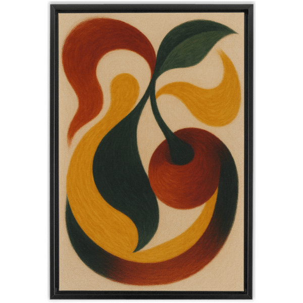 Cherry Essence Framed Flow Wall Art For Calm Interiors - Image 6