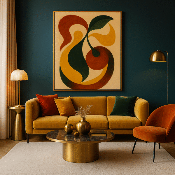 Cherry Essence Framed Flow Wall Art For Calm Interiors - Image 2