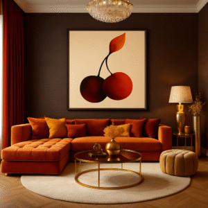 Minimalist Fruit Framed Wall Art For Modern Home