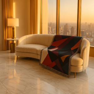 Nightfall Prism Cozy Woven Throw Blanket