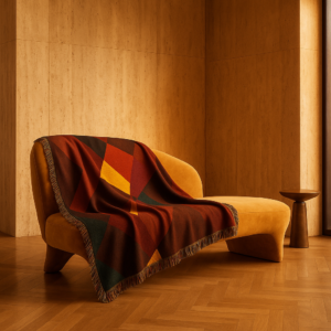 Autumn Ember Cozy Woven Throw