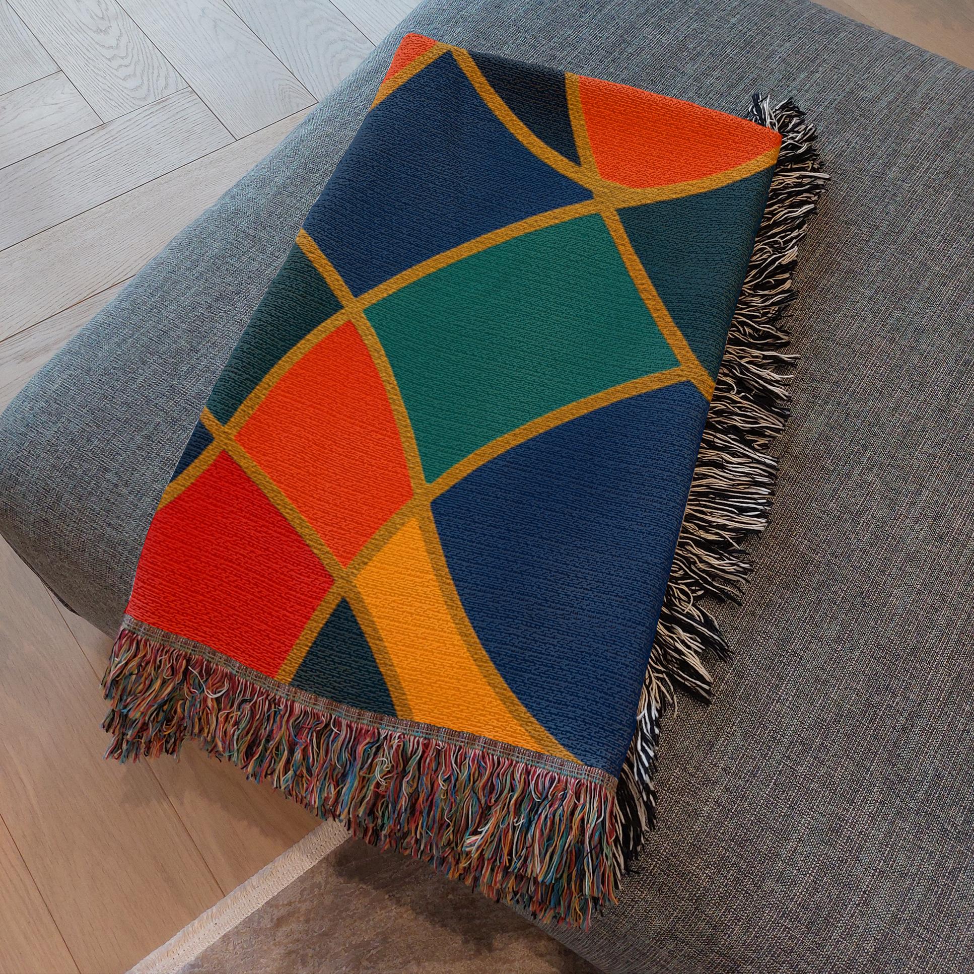 Gilded Currents Luxe Woven Blanket - Image 9