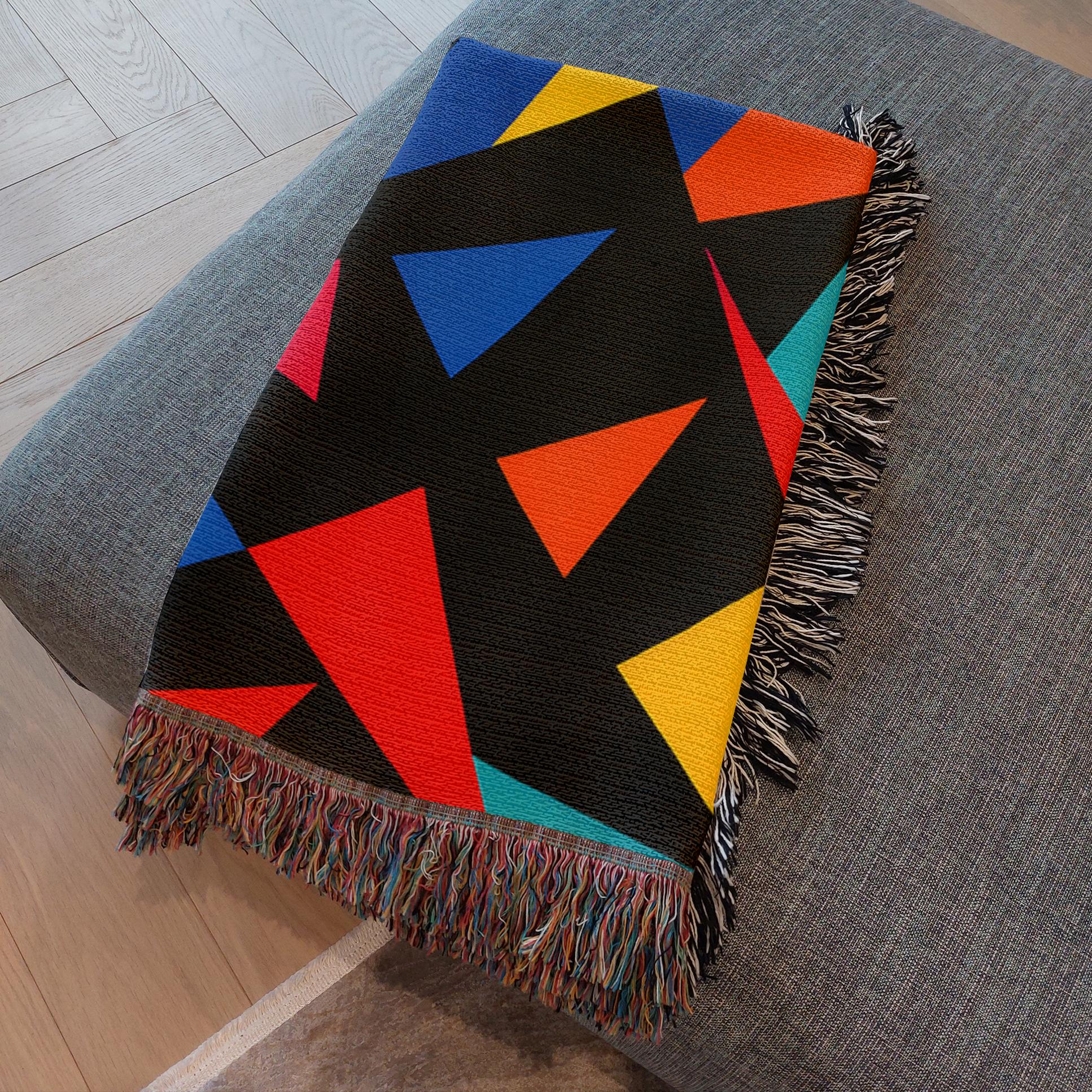Midnight Confetti Woven Throw Blanket - Image 7