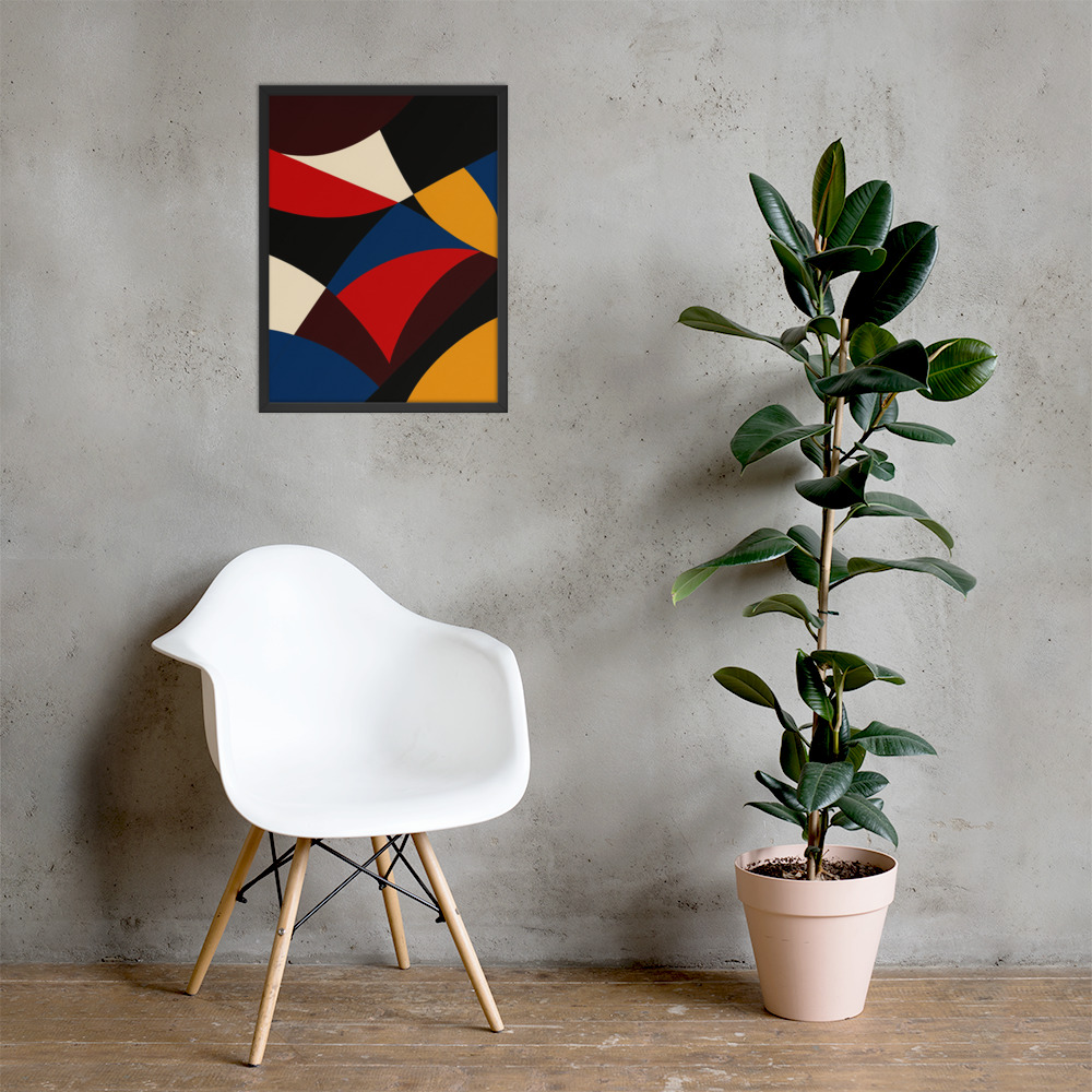 Flowform Harmony Framed wall Art for Modern Living Room - Image 8