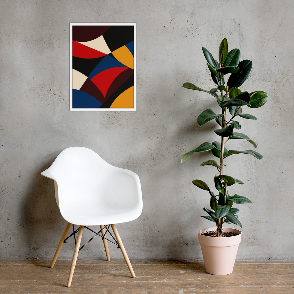 Flowform Harmony Framed wall Art for Modern Living Room - Image 17